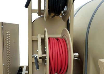 Total Aircraft Washing System hoses from side