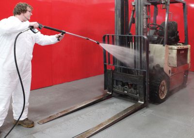 forklift washing systems