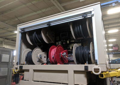 Aircraft cleaning and decontamination system hoses