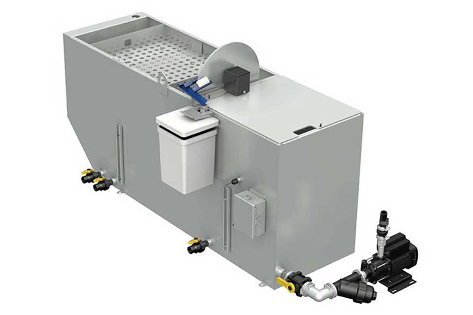 Degreasing Oil Water Separator - Top View