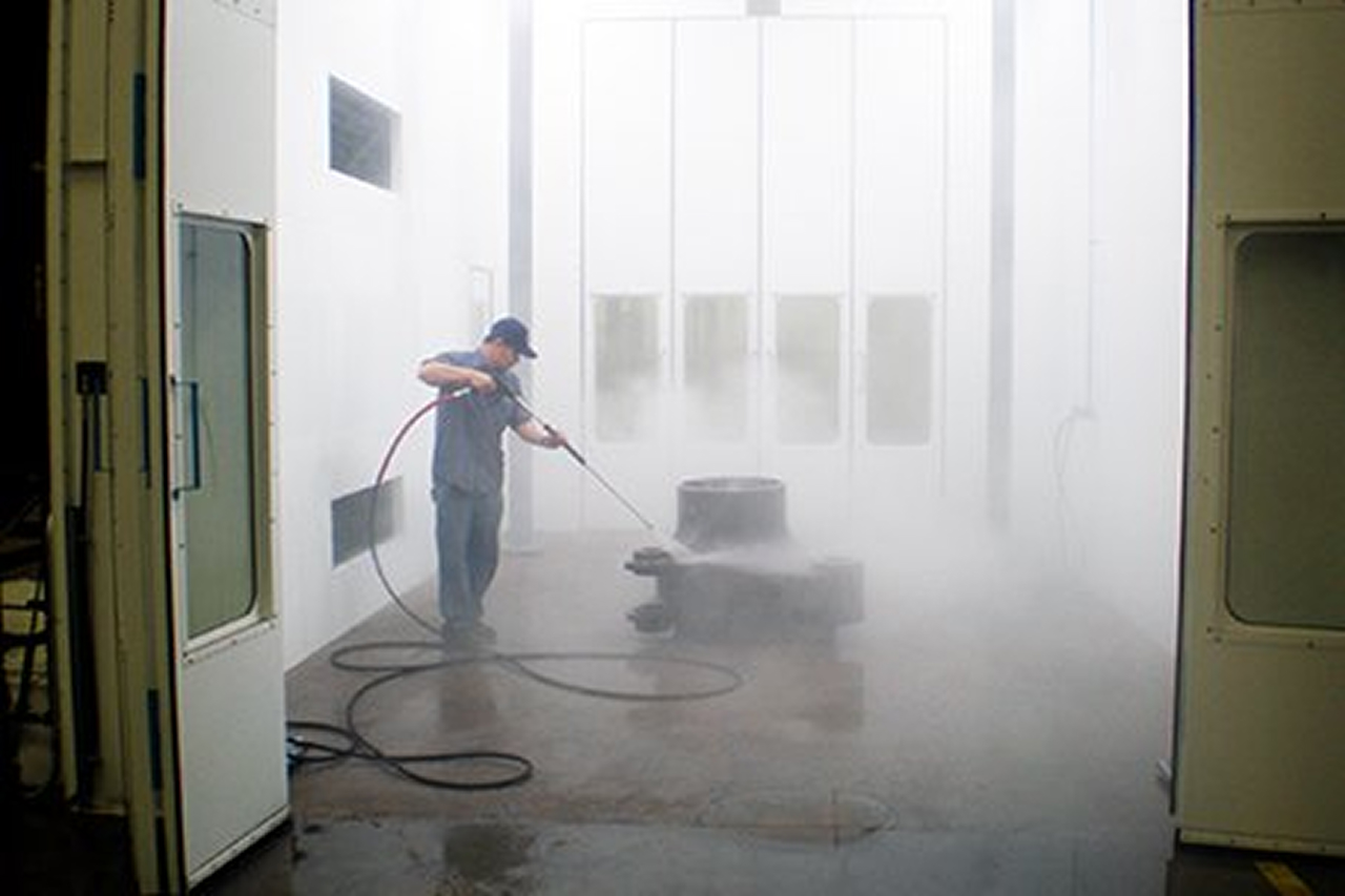 Degreasing In Progress