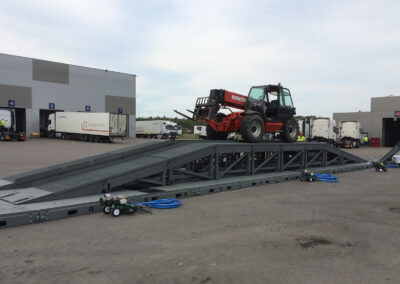Heavy duty inspection ramps example