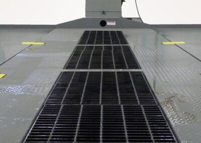 Water treatment system drainage