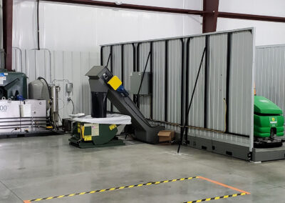 Standard water treatment system in warehouse