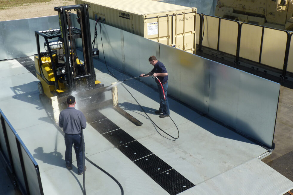 Tank Wash Rack Wash Water Containment - Riveer