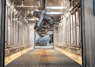 Multi-stage pretreatment interior