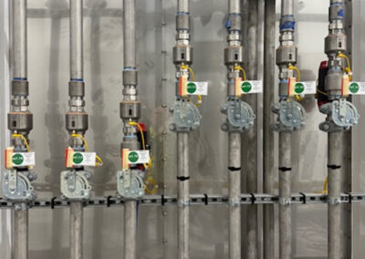 Rain testing system nozzles