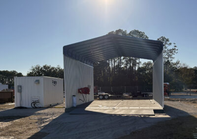 Covered Above Ground Wash Rack With Rts 3000 In Iso Container
