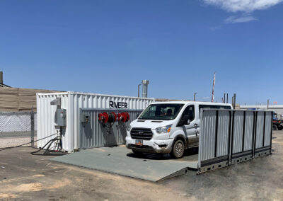 Above Ground Wash Rack With Van