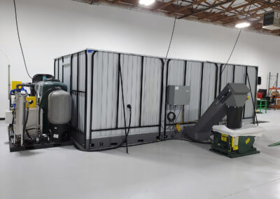 Compact Indoor Above Ground Wash Rack With Conveyor