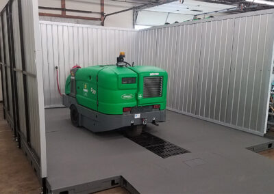 Compact Indoor Above Ground Wash Rack With Equipment