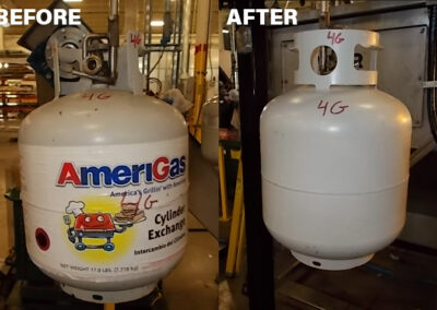 Tank Wash Before And After