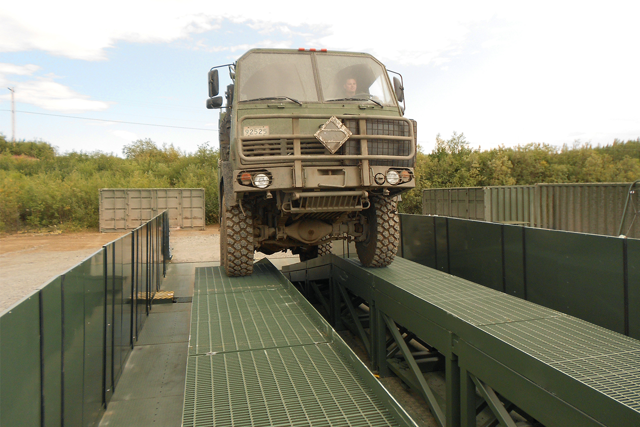Vehicle On Inspection Ramp 2