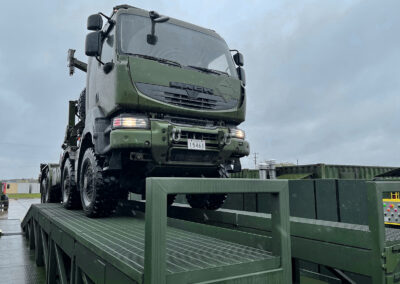 Vehicle On Inspection Ramp