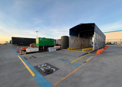 Automatic Truck Wash Angle View