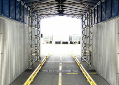 Automatic Truck Wash Interior View