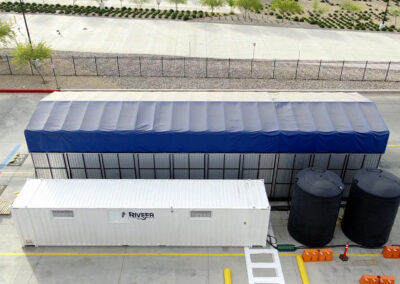 Automatic Truck Wash Top View