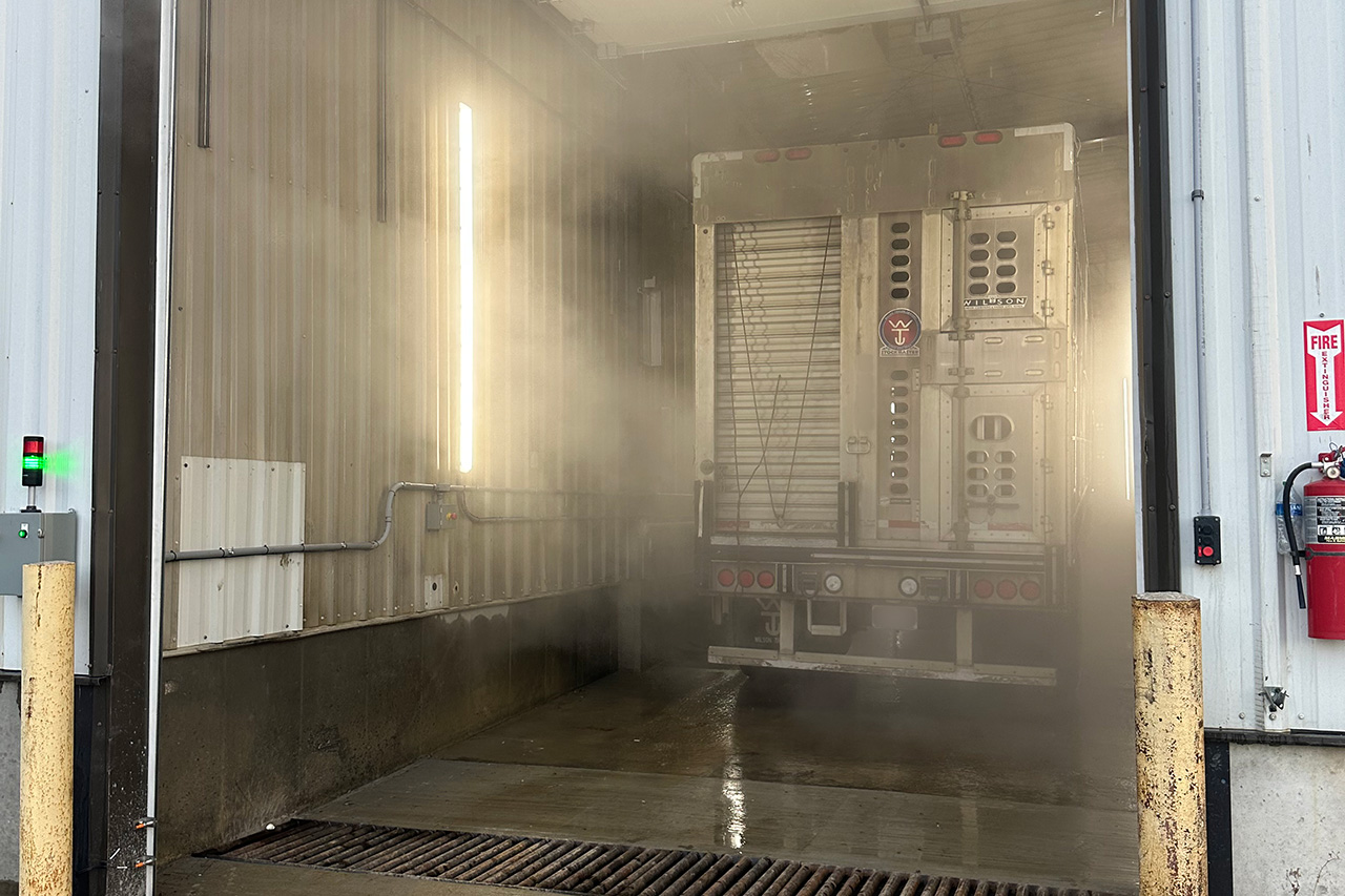 Biosecurity Wash System with Hi Temp Trailer Sterilization