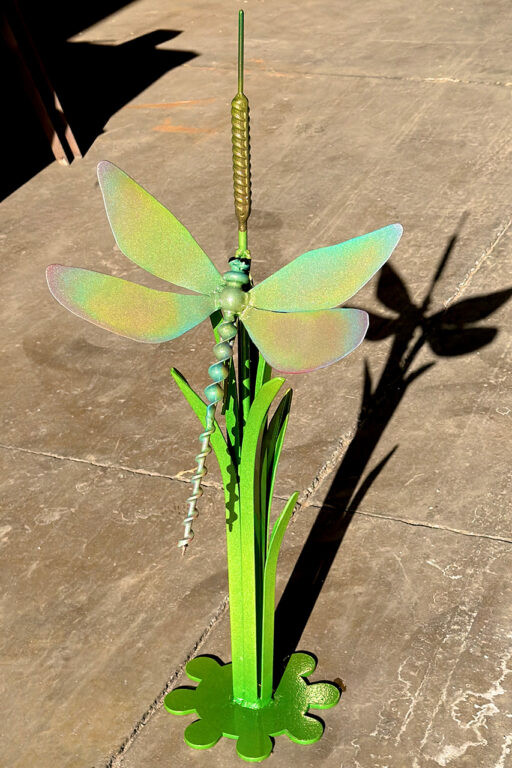 Riveer Powdercoating Dragonfly Sculpture Riveer Powdercoating Dragonfly Sculpture