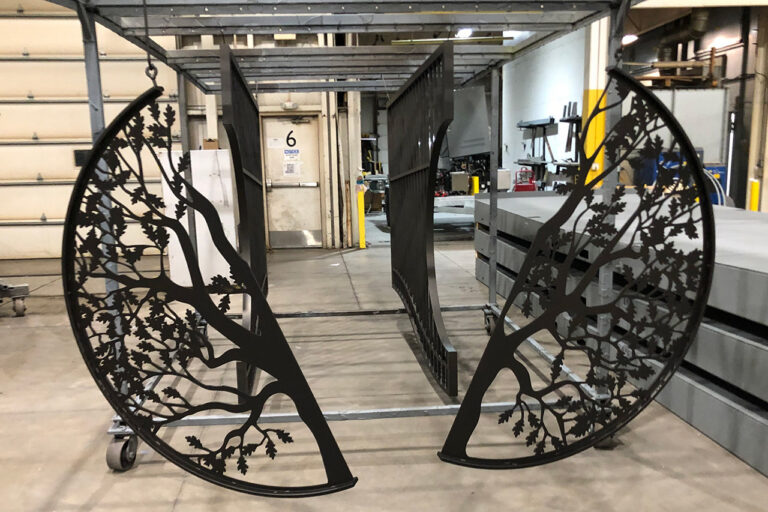 Riveer Powdercoating Tree Gate Details Riveer Powdercoating Tree Gate Details